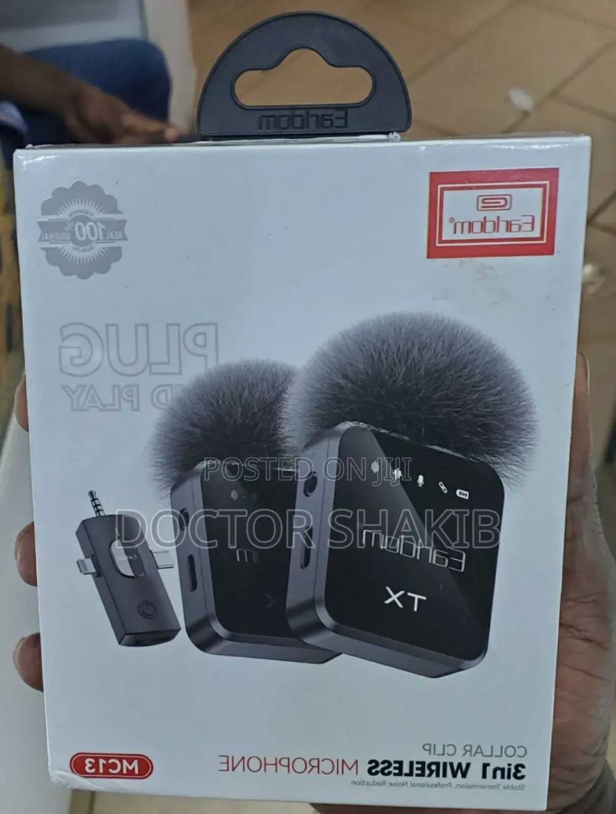 New Collar Clip 3 in 1 Wireless Microphone