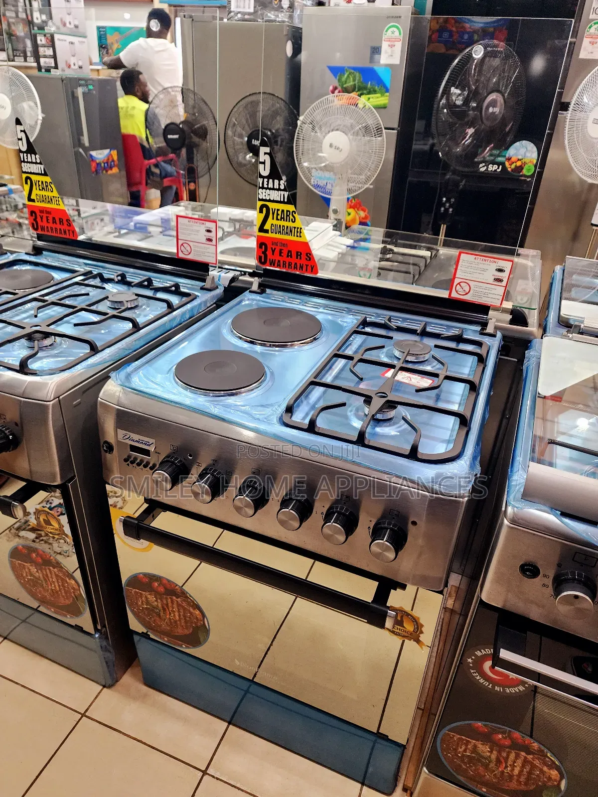 2+2 Diamond Series Blueflame Cooker 60cm by 60cm