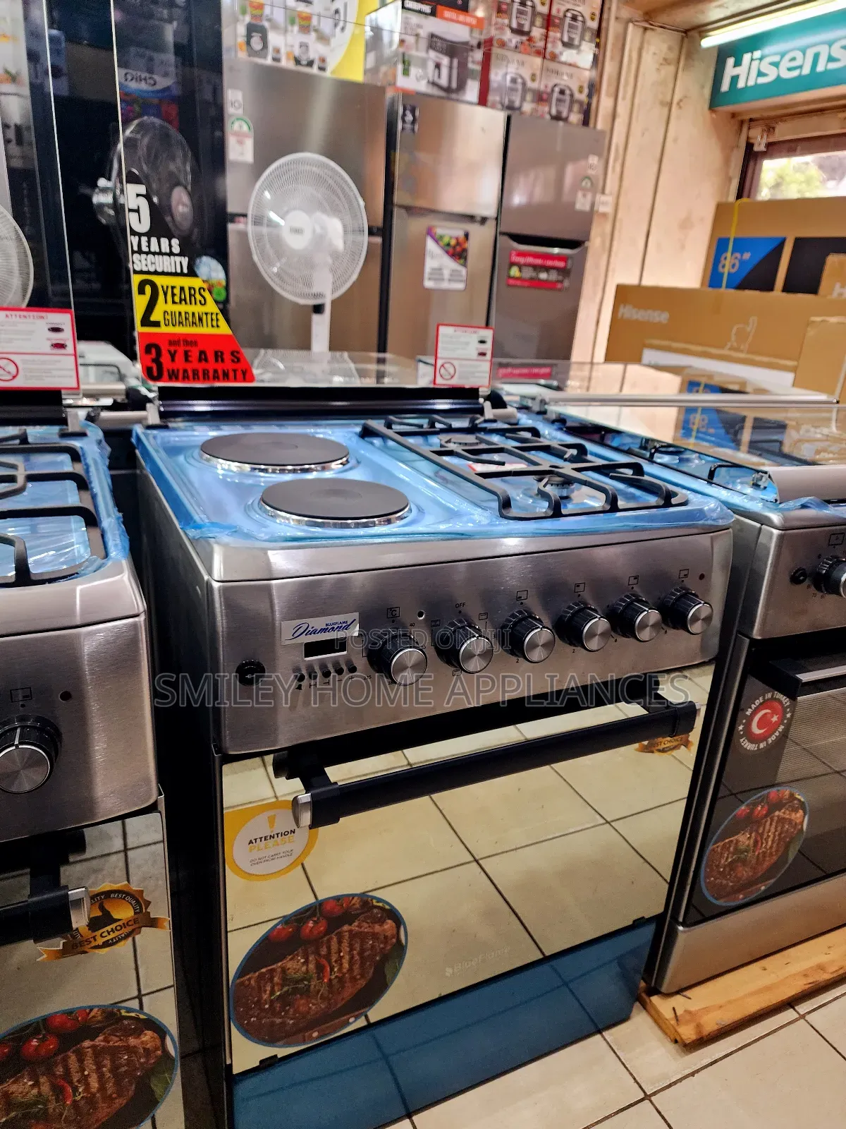 2+2 Diamond Series Blueflame Cooker 60cm by 60cm