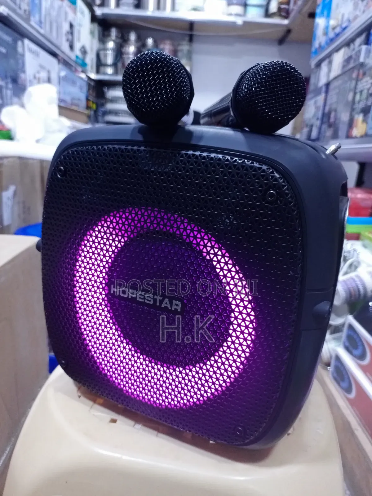 Hopestar Party One 80W RGB Lighting Wireless Speaker.