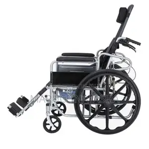 Stainless Steel Reclining Wheelchair With a Poty