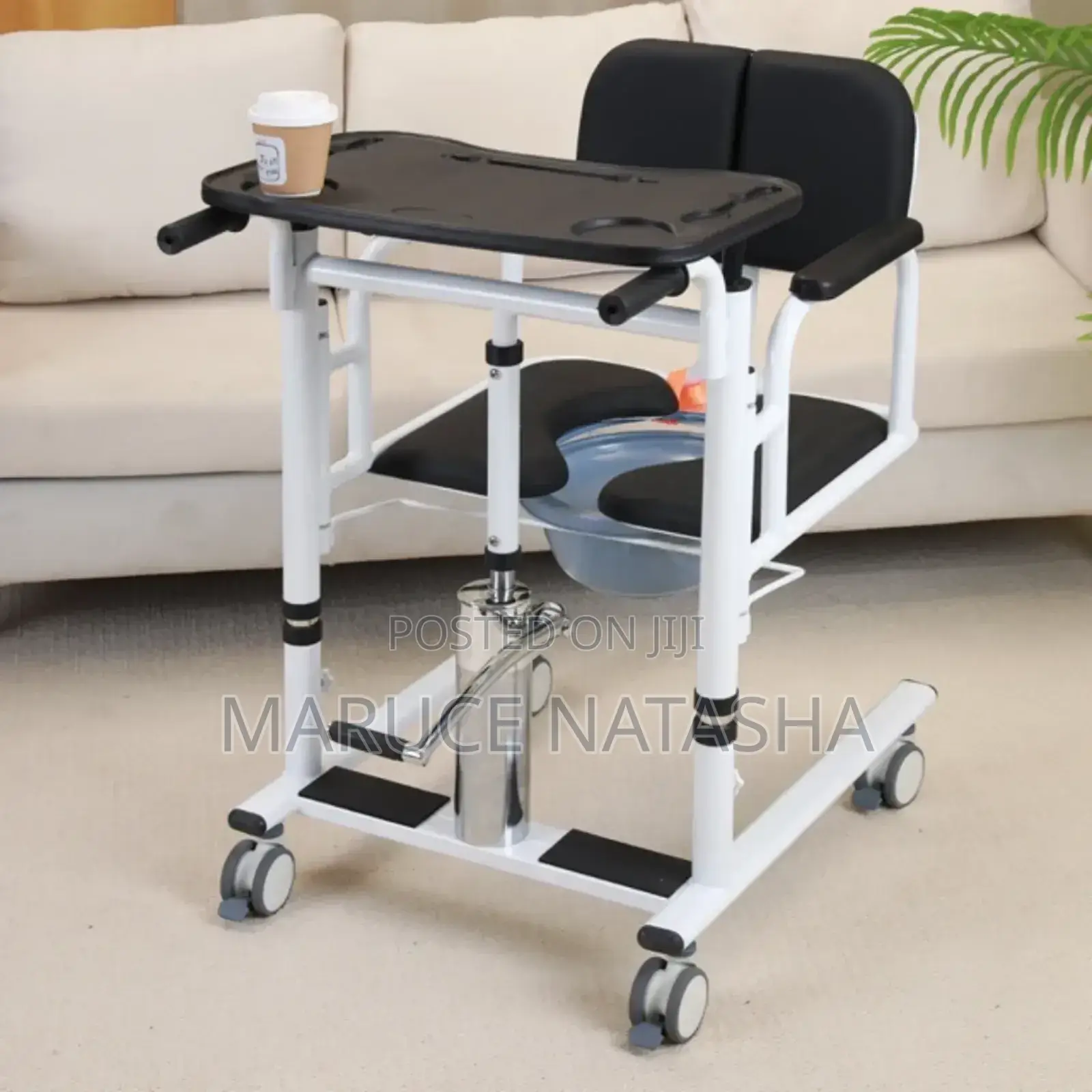 Patient Transfer Lift Chair With Wheels to Carry a Patient