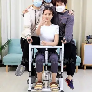 Patient Transfer Lift Chair With Wheels to Carry a Patient