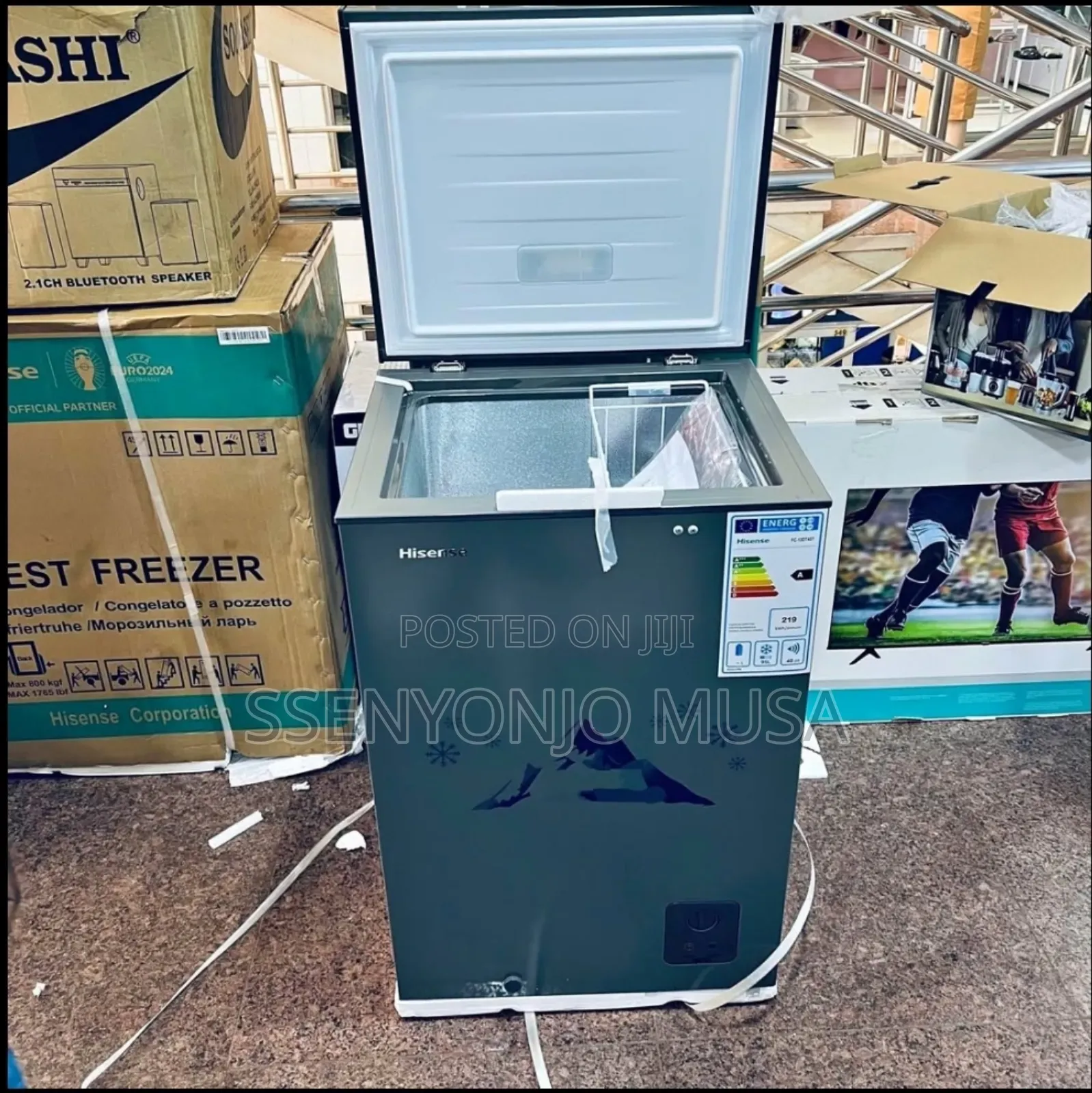 Hisense Fc13dt4st 130l Chest Freezer | Grey |3-Year Warranty