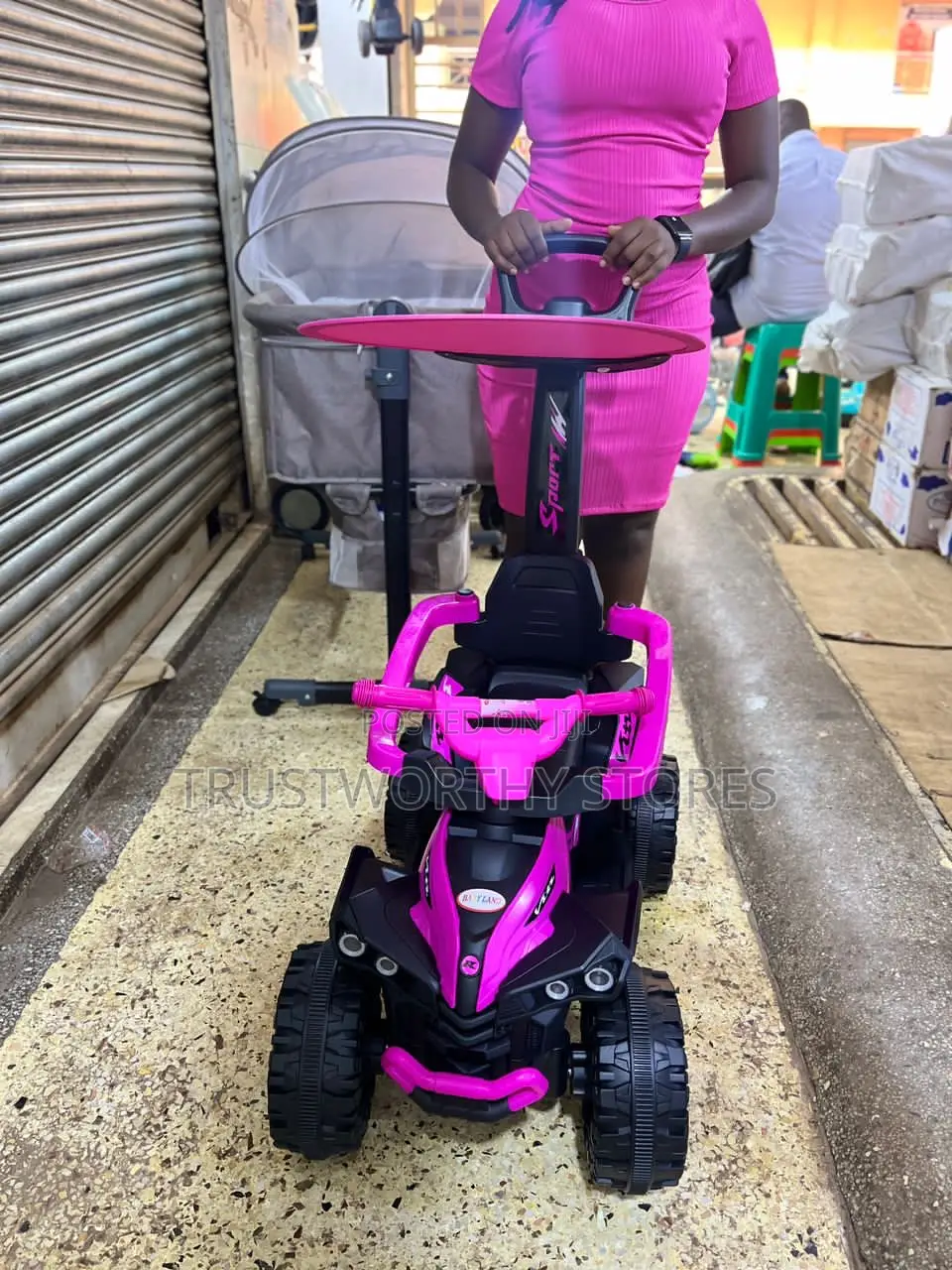 Push Car With Umbrella - (1-4)Years