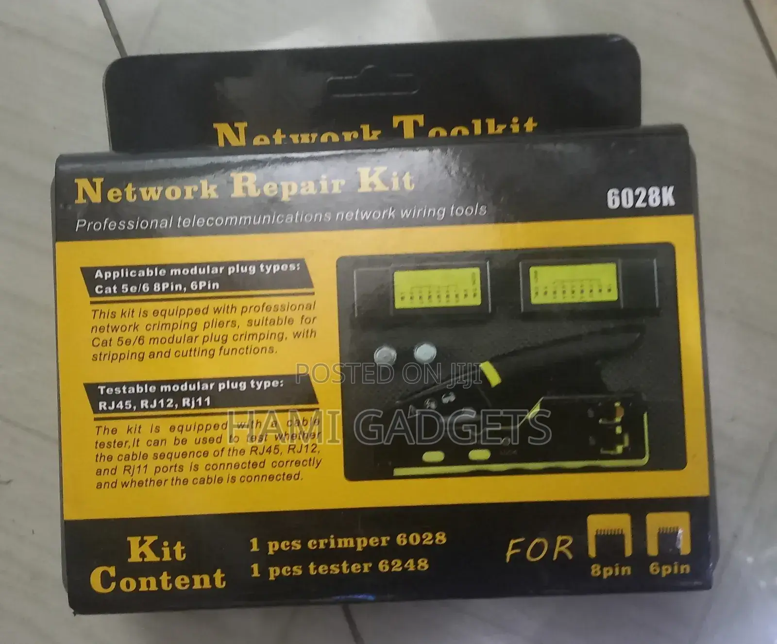 Network Repair Kit With Cable Tester