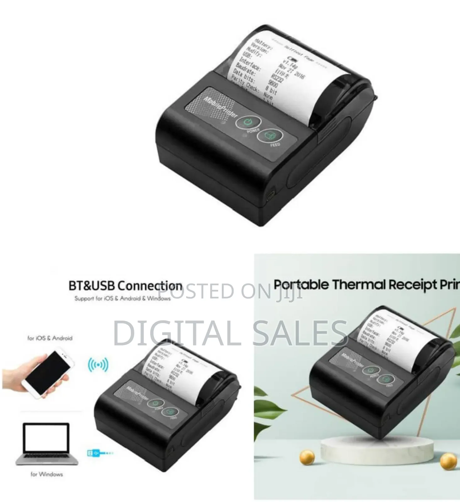 Mini Bluetooth Printer Thermal