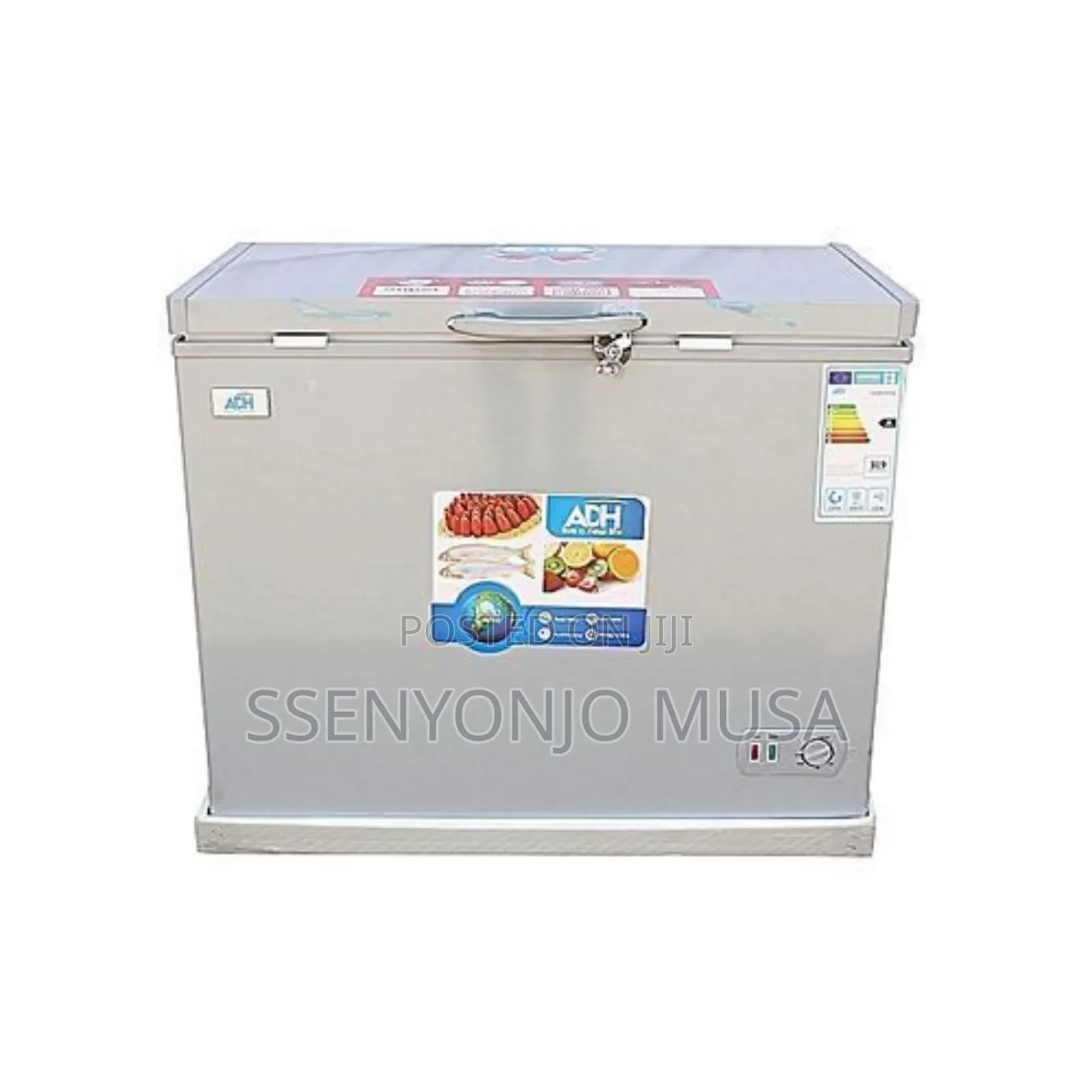 Adh 200l Chest Freezer | Silver | Large Capacity Storage