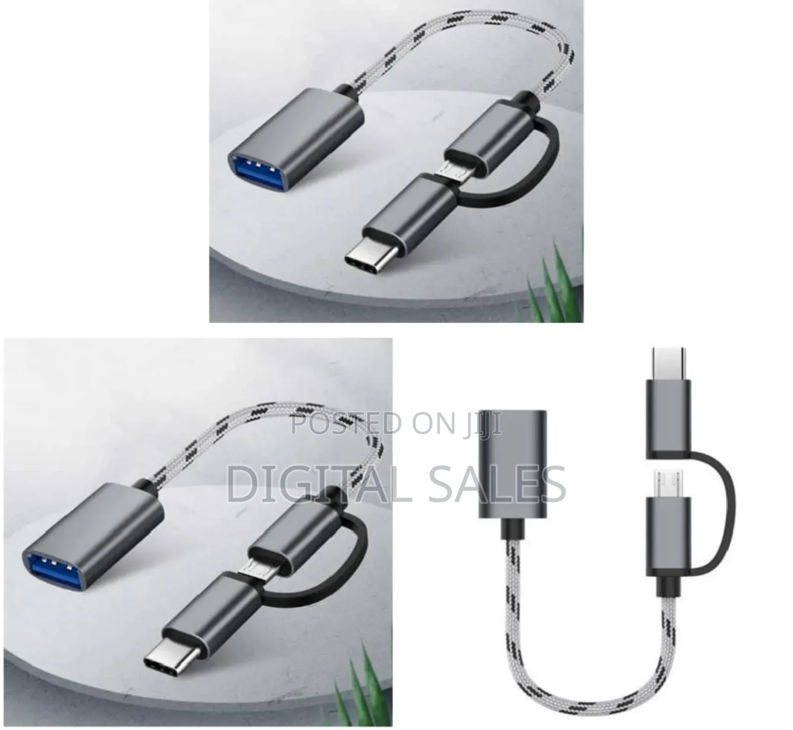 2 in 1 OTG Adapter for Type C.