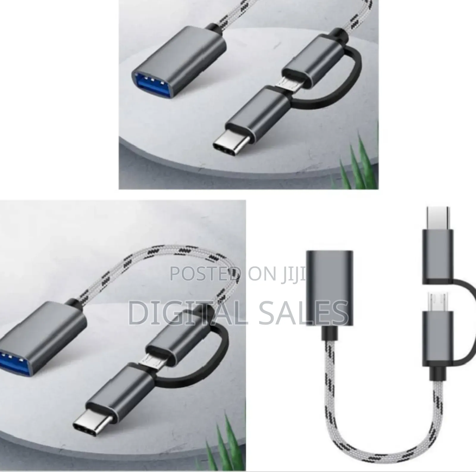 2 in 1 OTG Adapter for Type C.