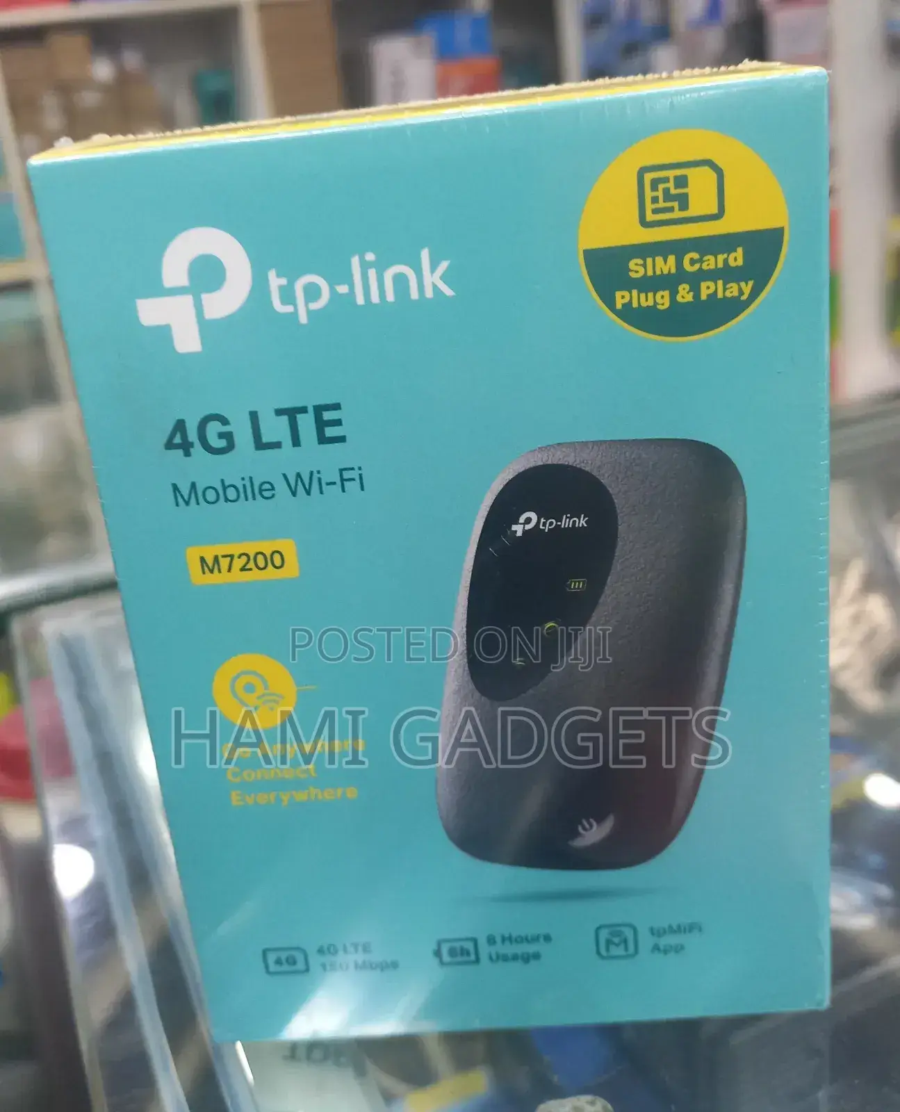 Tplink Mobile Wi-Fi M7200 Simcard Plug and Play 4GLTE