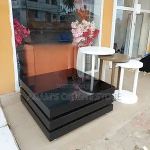 Black Square Certer Table 85cm Square by 45cm Height