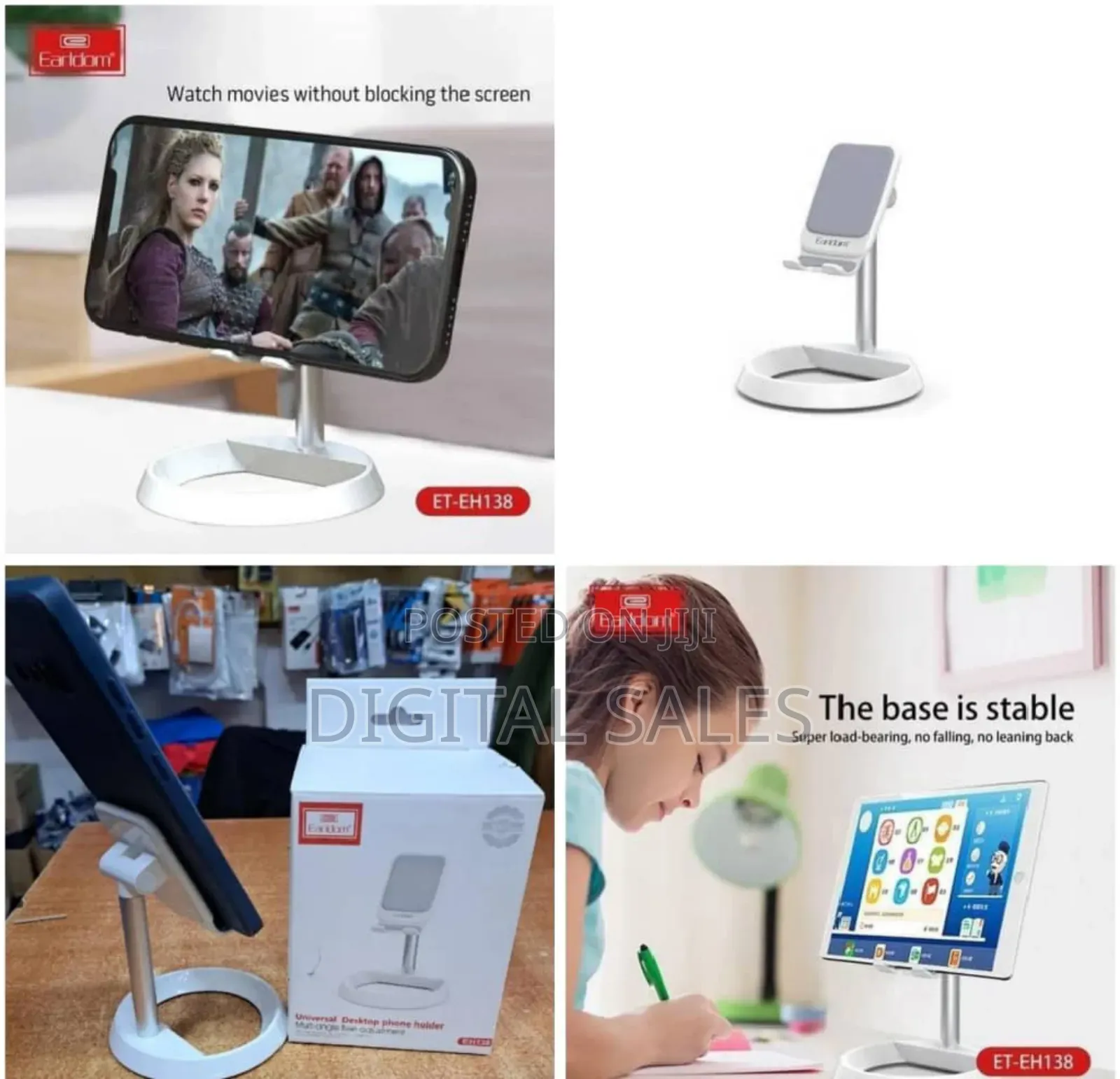 Universal Desktop Phone Holder