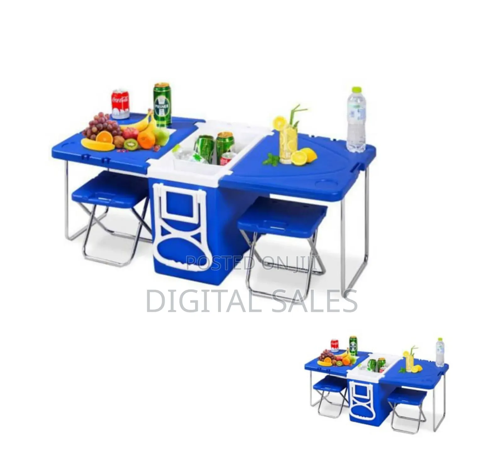 Portable Cooler Ice Box With Table