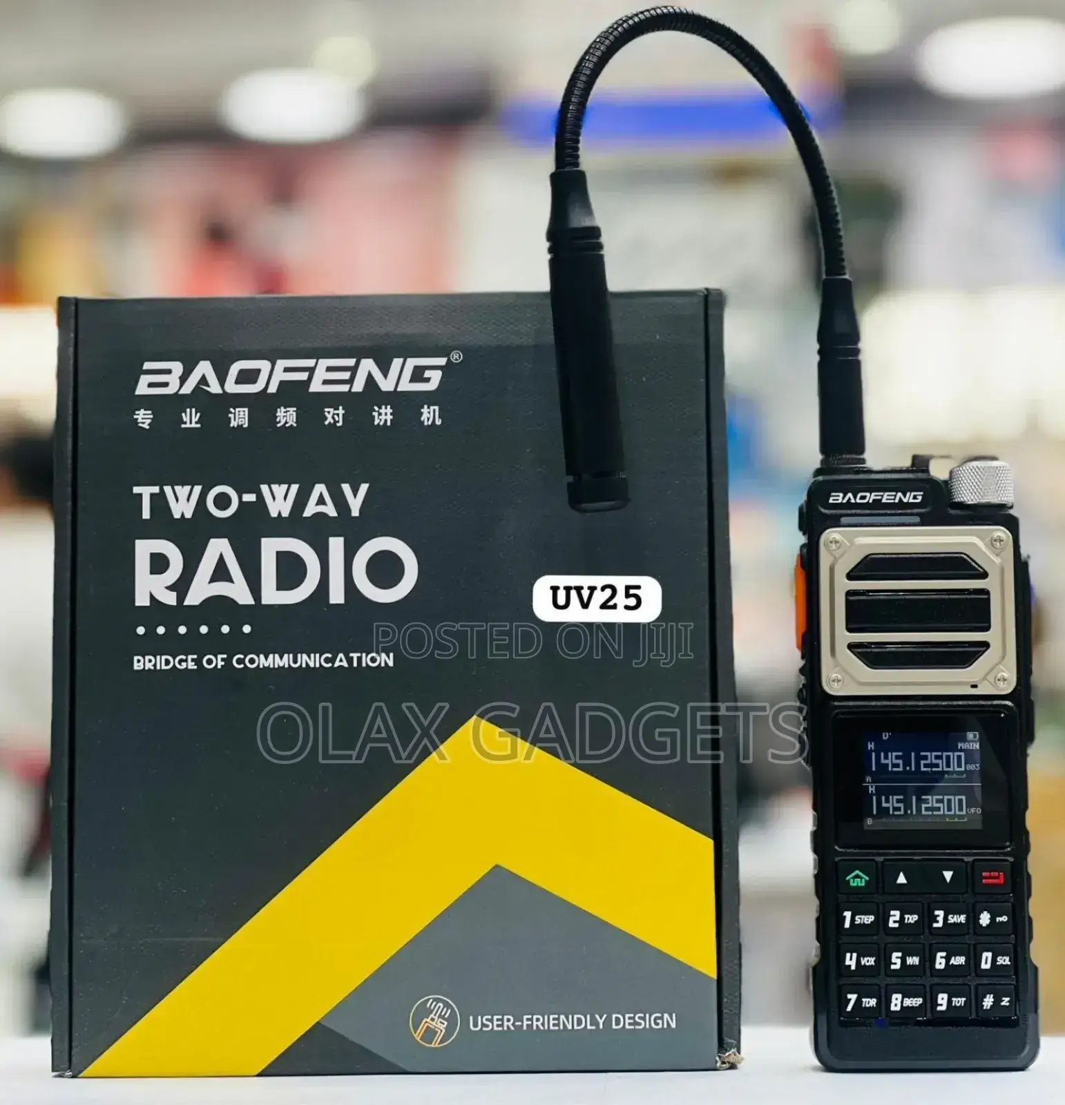 BAOFENG UV-25 10W Walkie Talkie Tri-Band USB-C Charger
25km