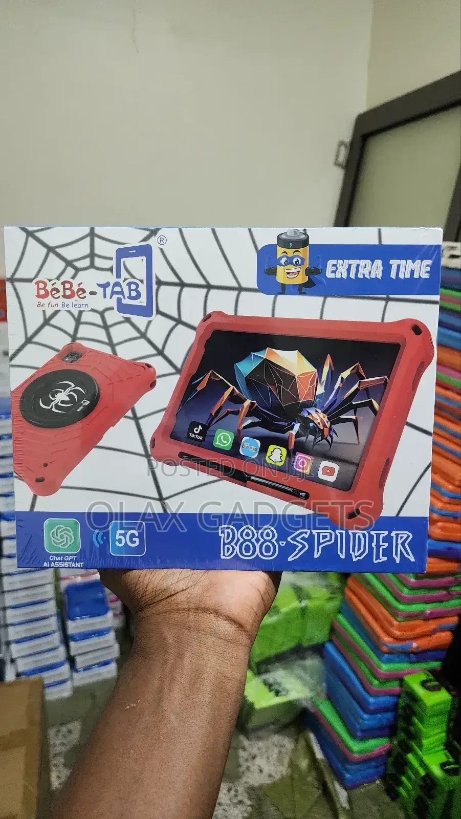 Bebe-Tab B88 Spider, 8 Inch Simcard+Wifi Android Tablet