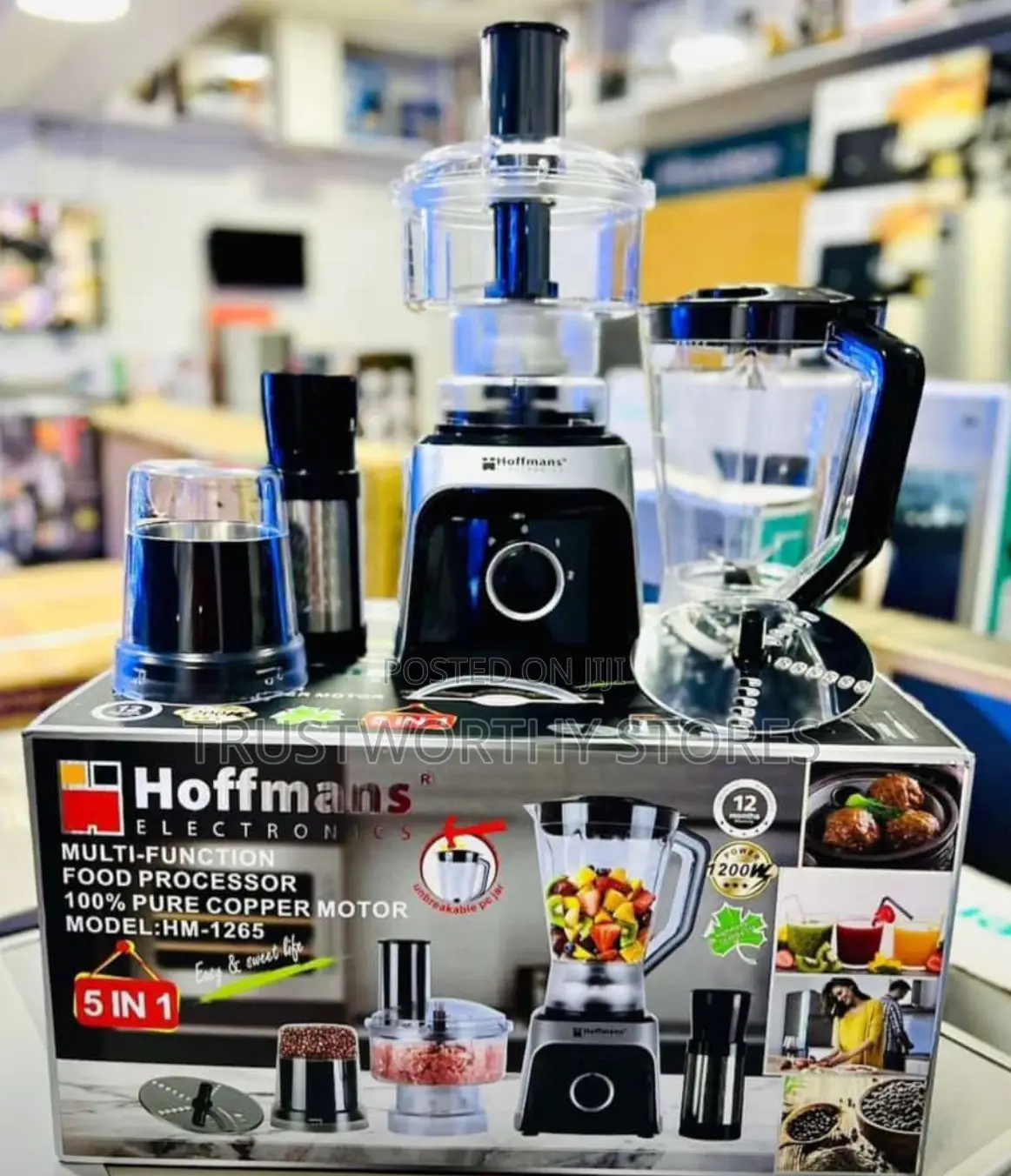 Homffans 5in1 Multi-Functional Home and Commercial Blender