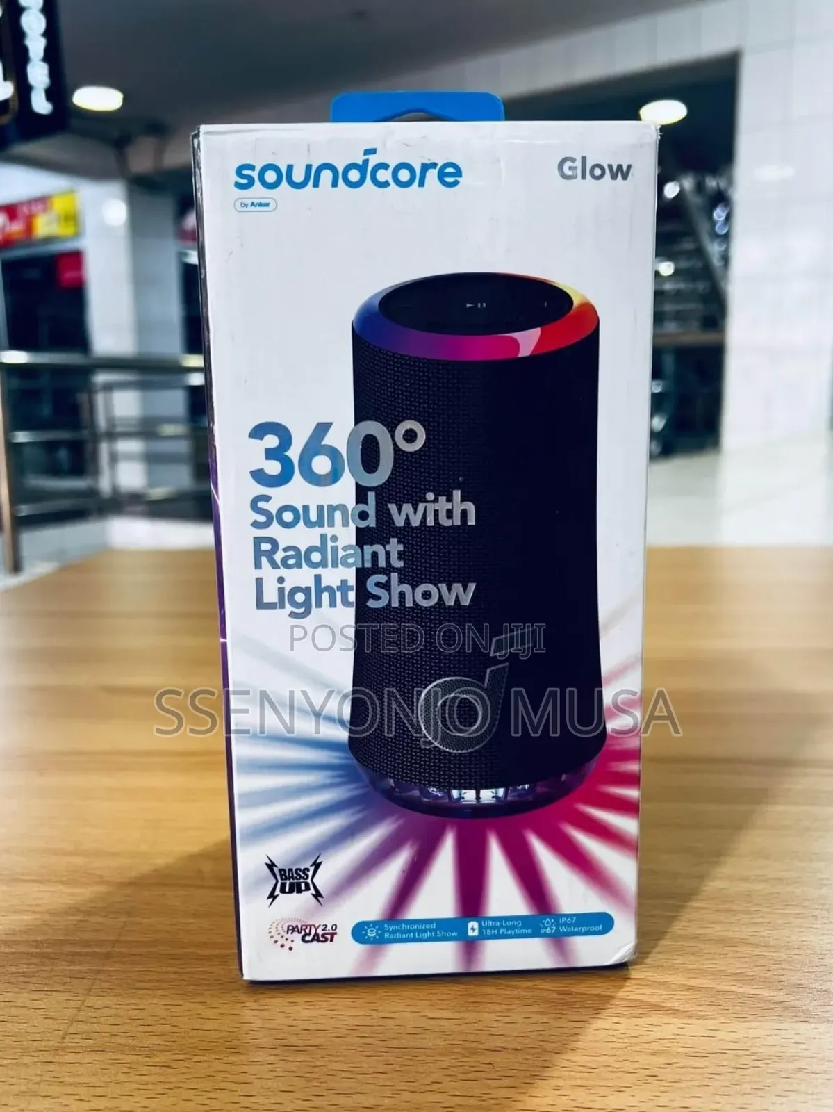 Soundcore Glow Portable Speaker | 30w 360° Sound Radiant-