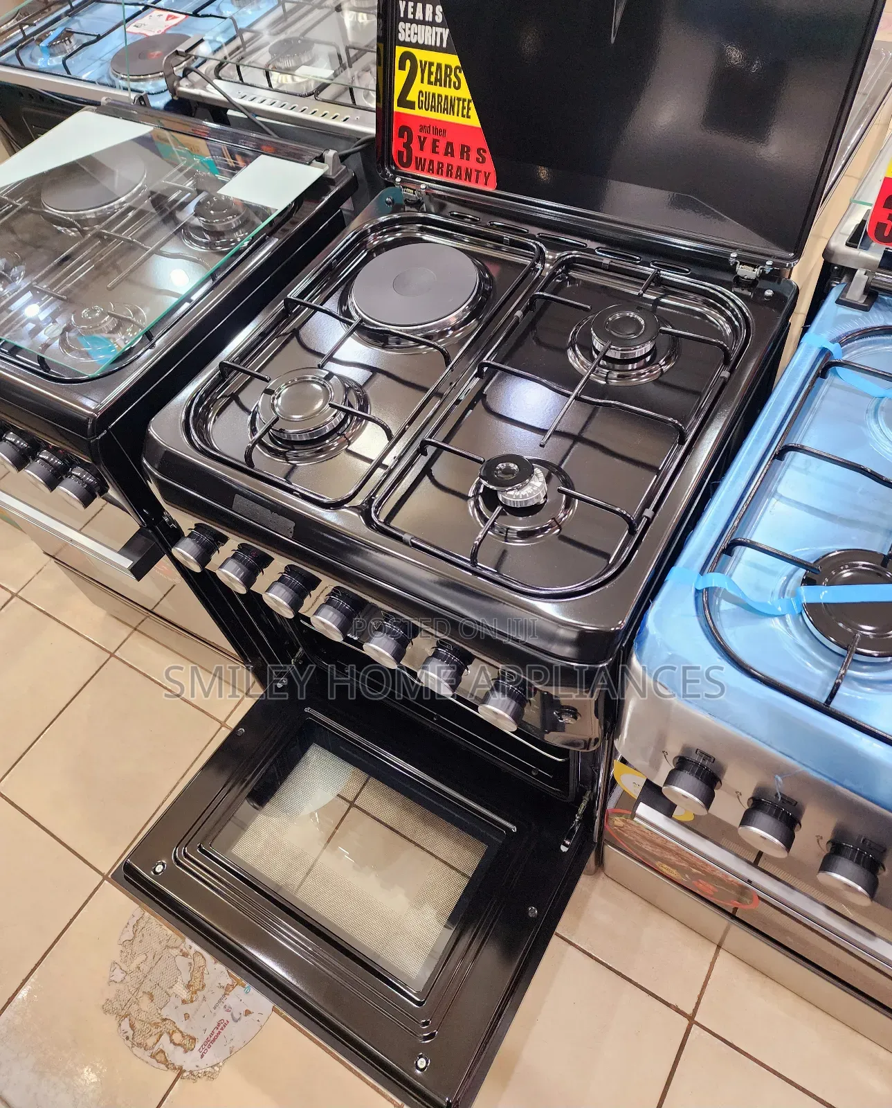 Blueflame Gas Cooker 60cm by 60cm (2+2) Black