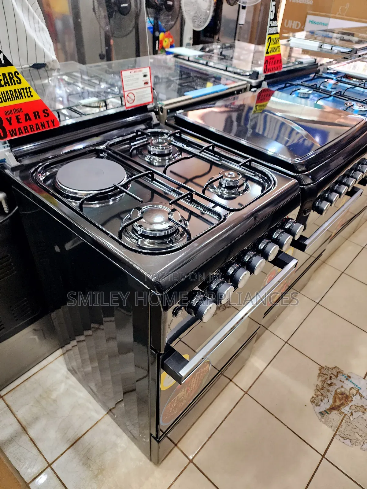 Blueflame NL 60cm by 60cm Gas Cooker Black