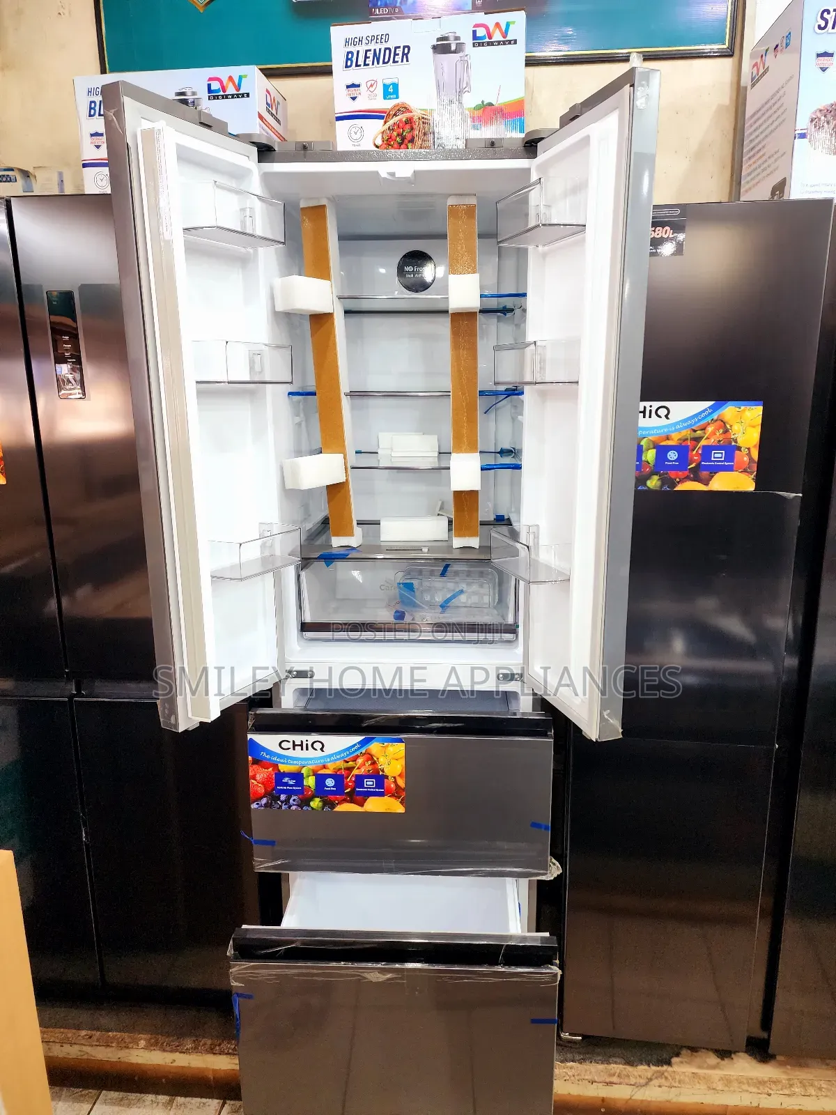 Brand New Chiq French Door Refrigerator 520ltrs