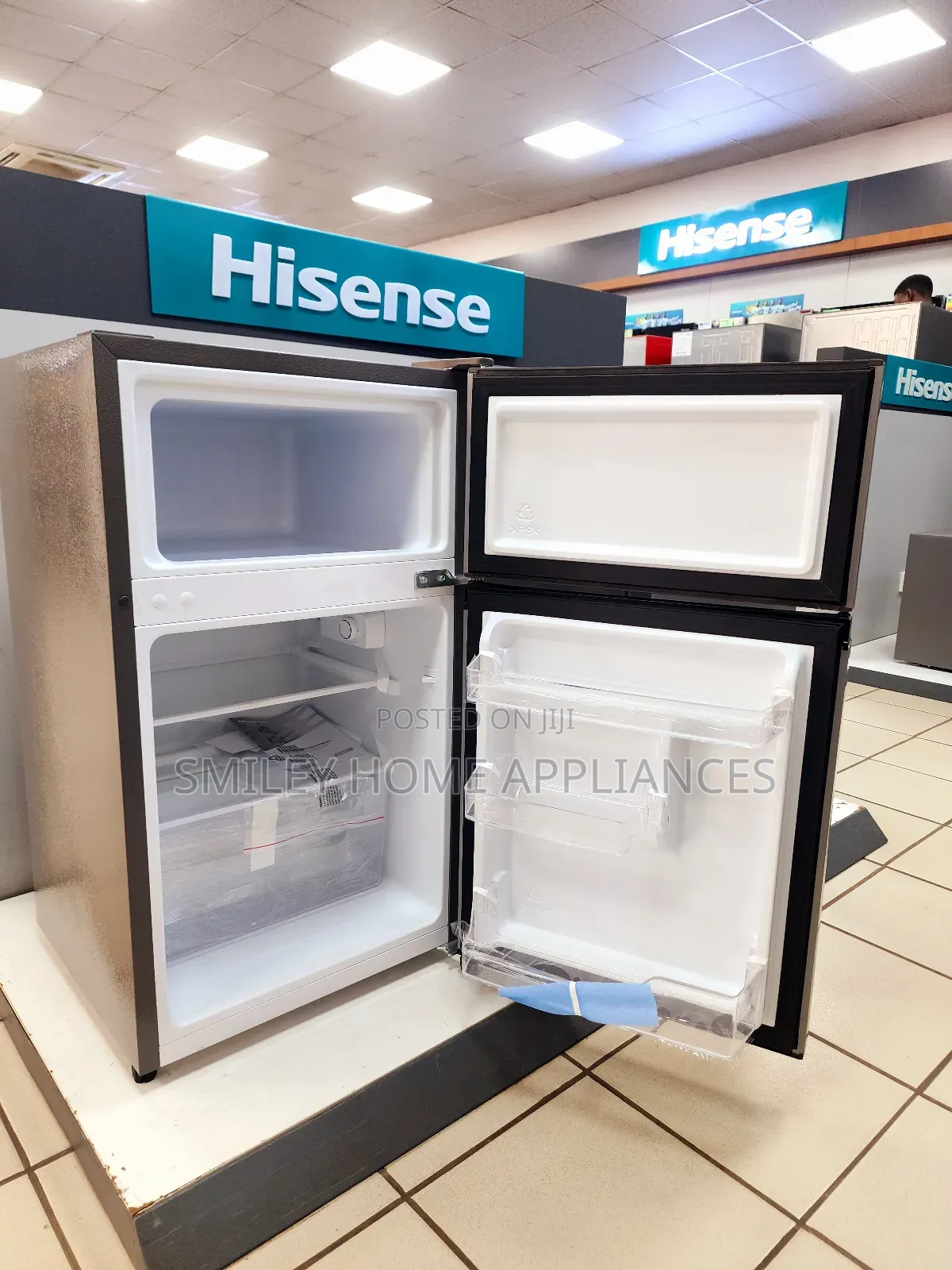Brand New Hisense Double Door 120ltrs Fridge