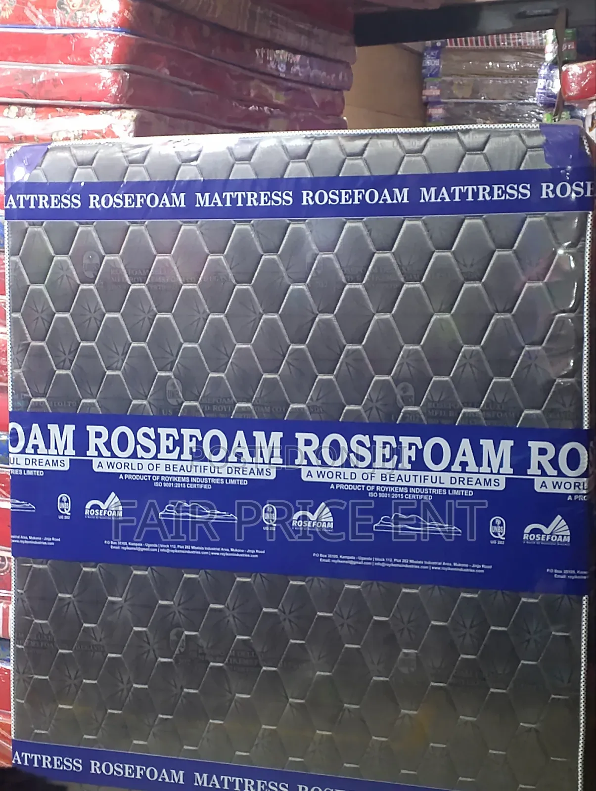 Rose Foam High Density. 6*6*8inches ( Black)