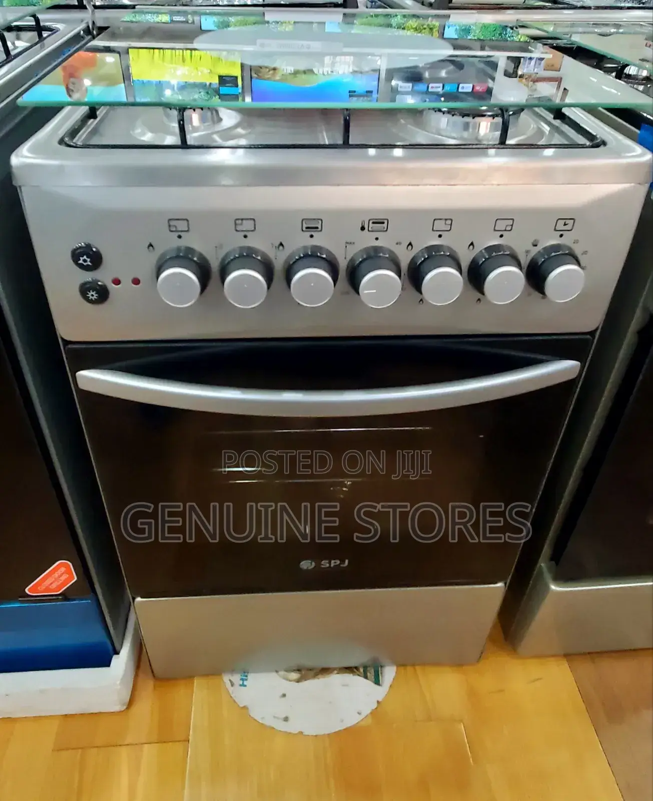 SPJ 50*50cm Cooker / 3 Gas Stoves + 1 Electric Plate