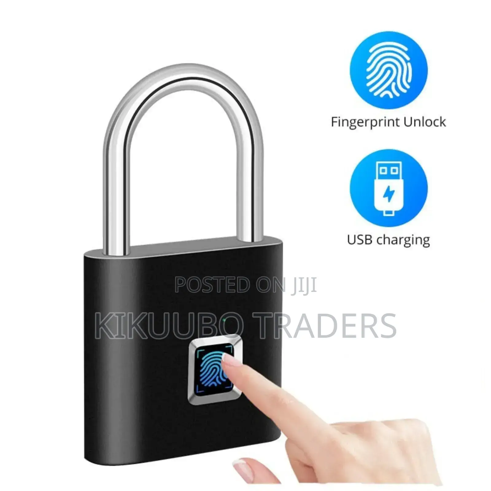 USB Rechargeable Fingerprint Padlock