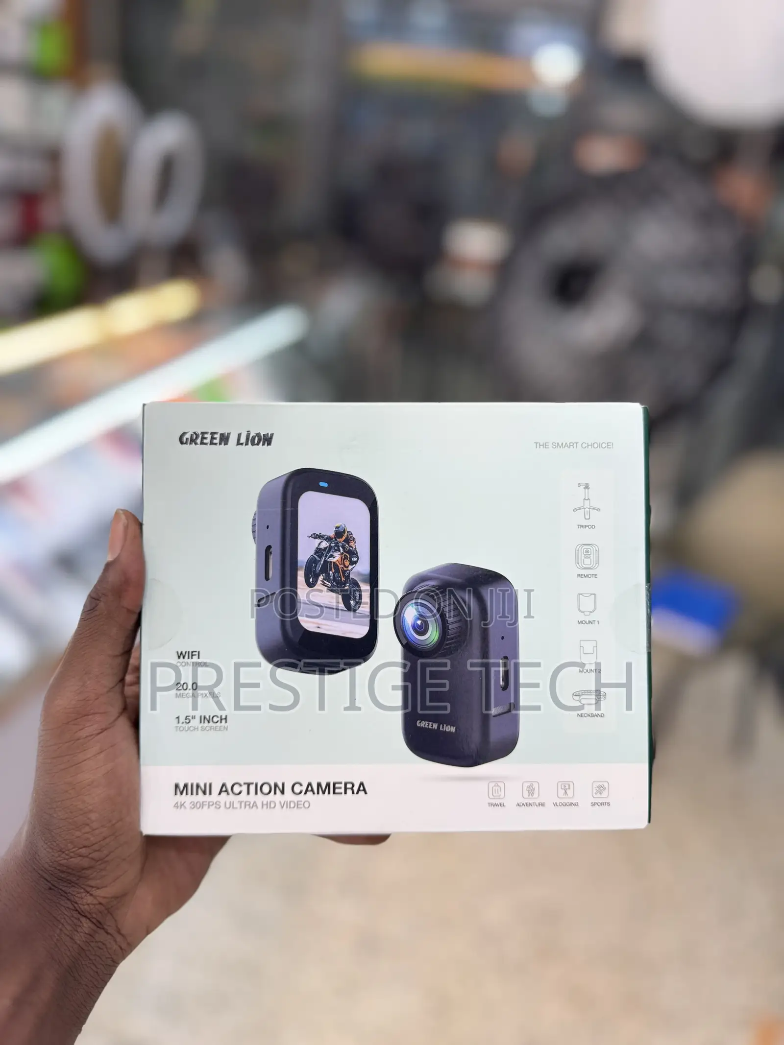 Green Lion Action Camera Waterproof With 1.5inch Screen