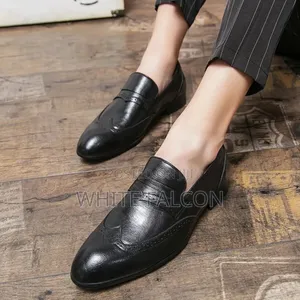 Men’S Gentle Classic Shoes With Rubber Sole