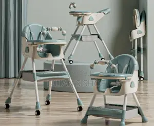 Portable and Adjustable High Feeding Chair for Babies