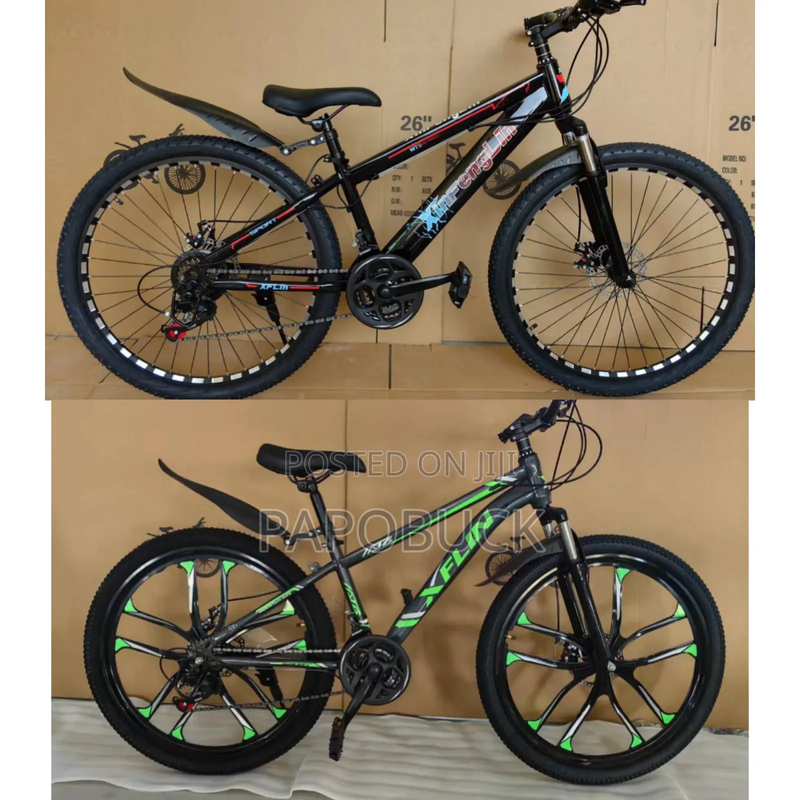 Size 26 Adult Bicycle With Dual Hydraulic Disc Brakes