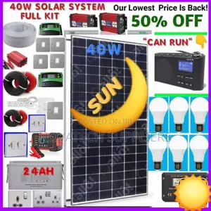 40W Solar Energy System Full Kit / Gaza Solar
