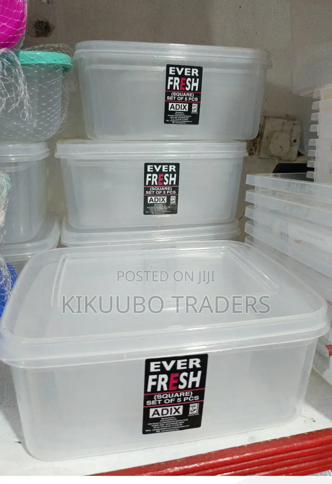 5in1 Clear Ever Fresh Food Containers