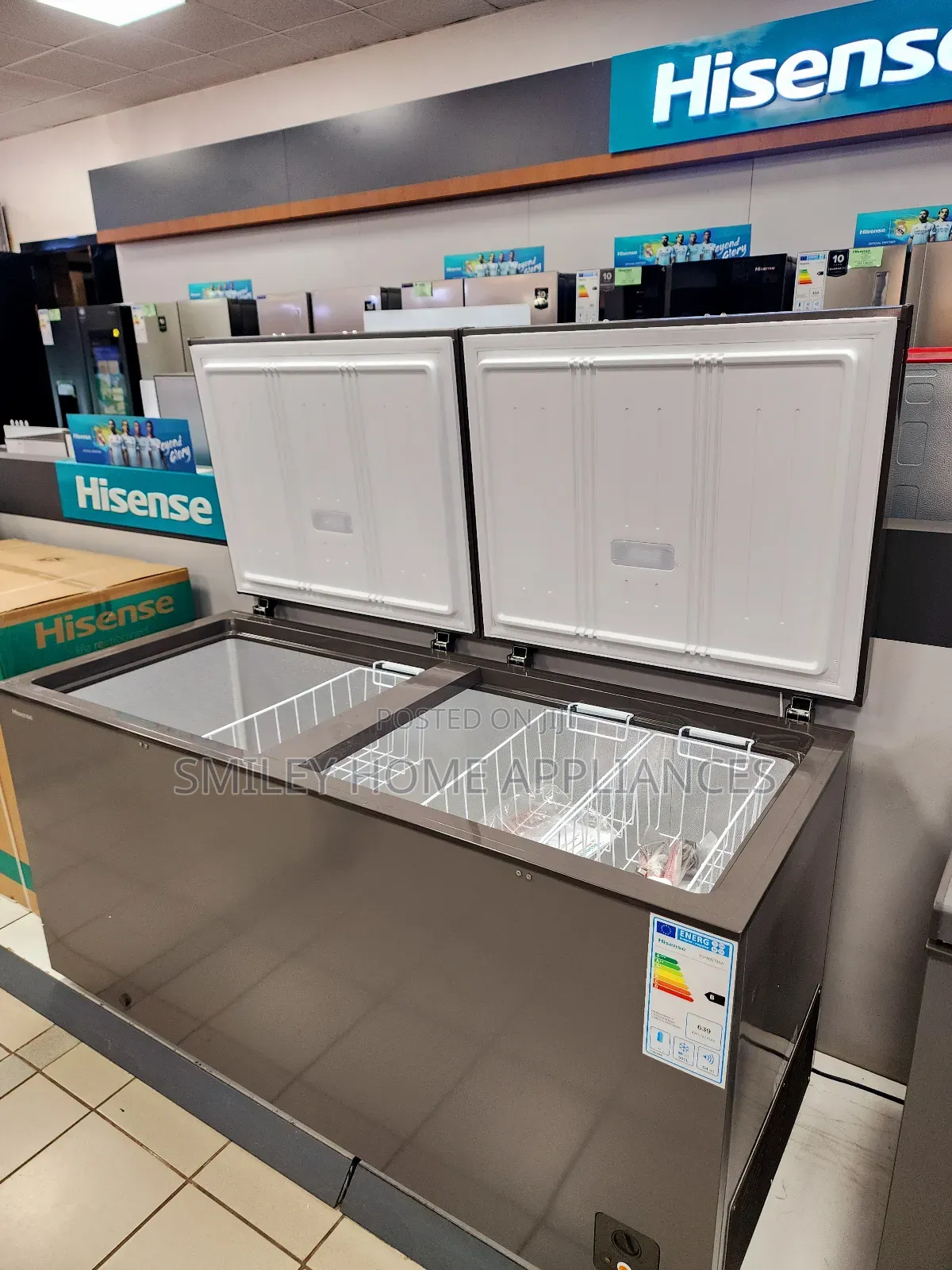 Hisense 660ltrs Chest Freezer