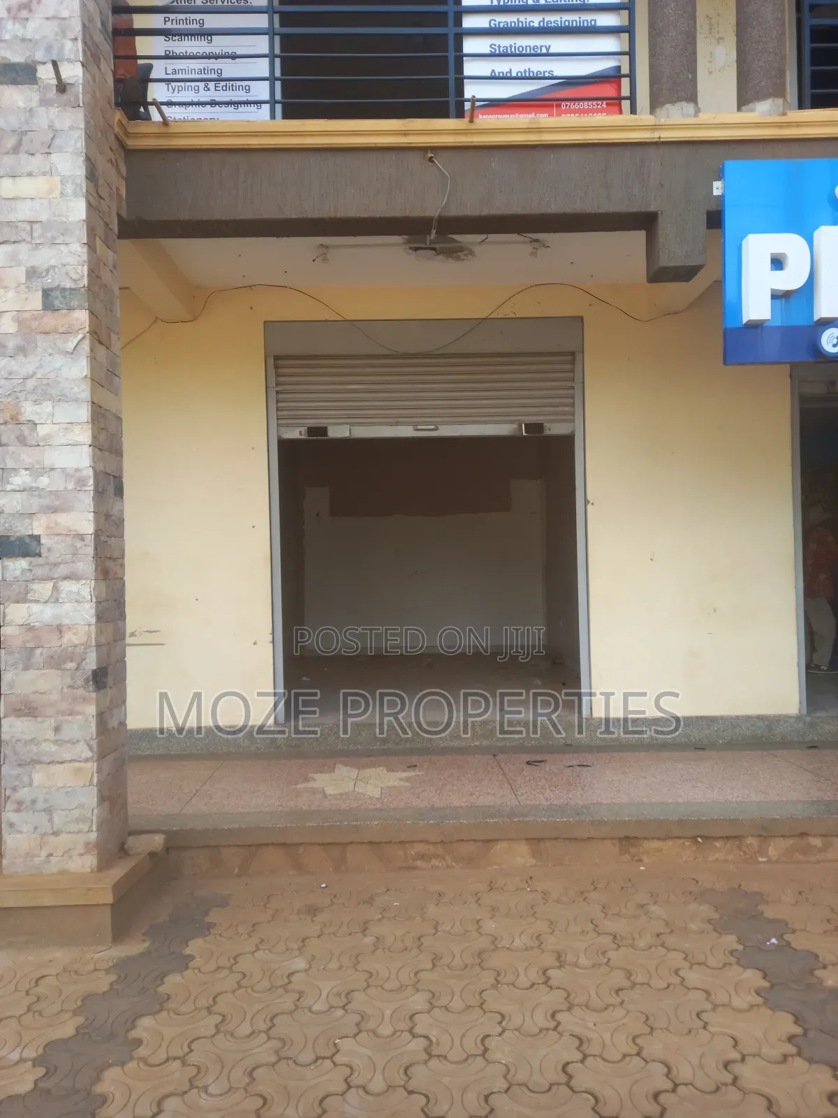 New Empty Shop for Rent in Kireka on Namugongo Road.