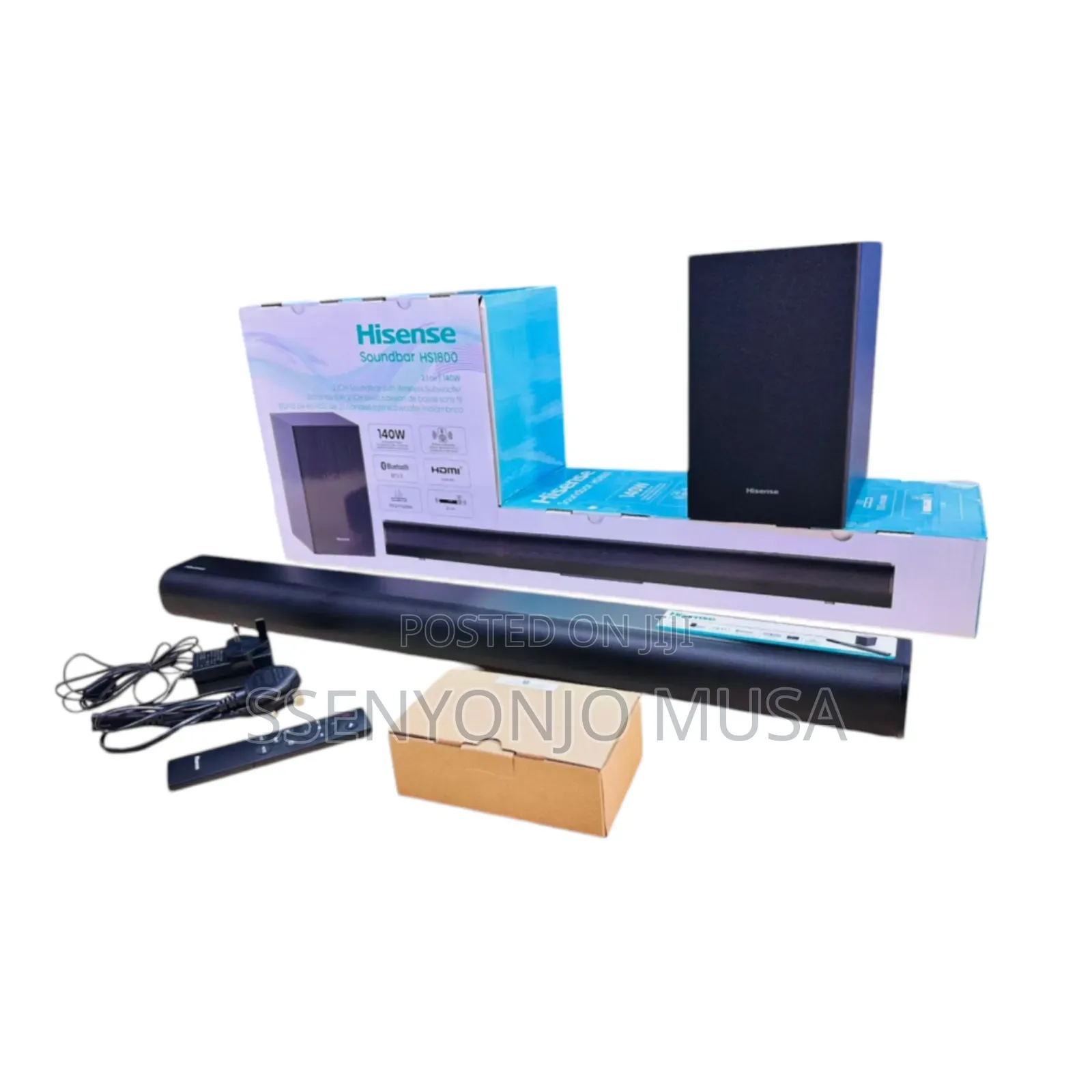 Hisense Soundbar Hs1800 2.1ch Wireless Elevate Your Audio-