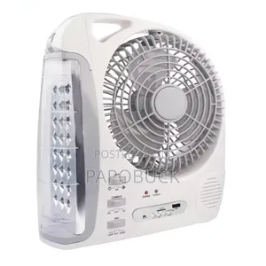 Electro Master 6 in 1 Rechargeable Light Fan Radio