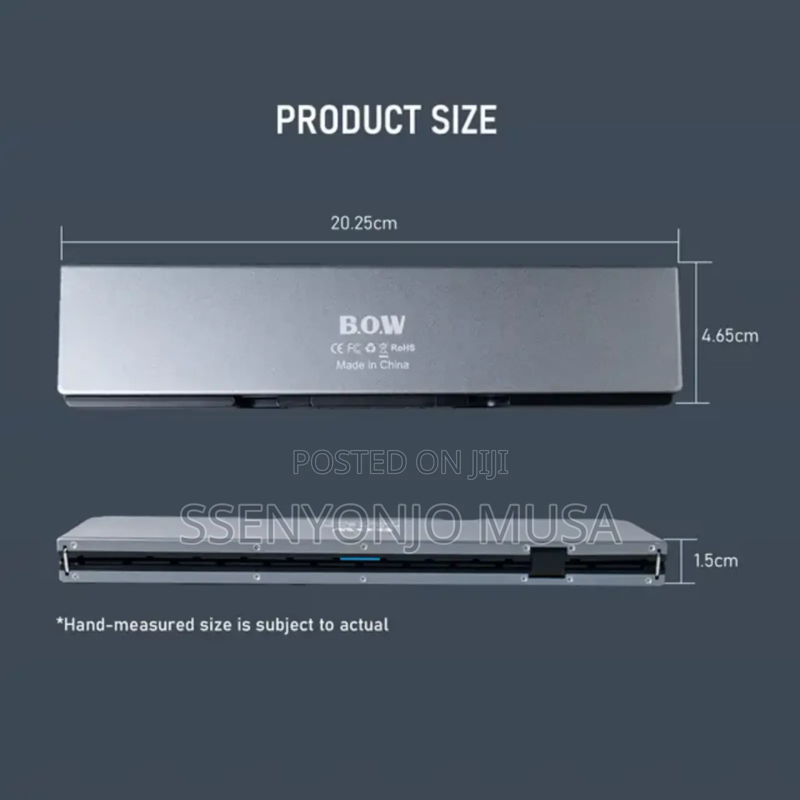 B.O.W Mini Foldable Keyboard | Portable Wireless Keyboard