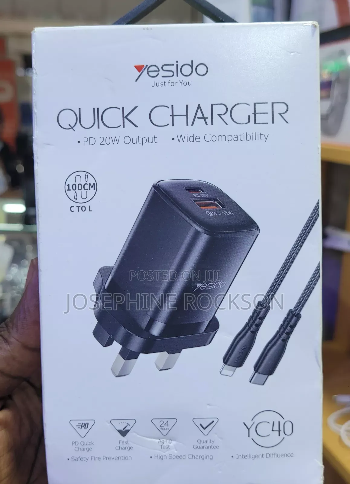 Yesi Do Type C to Type C Charger