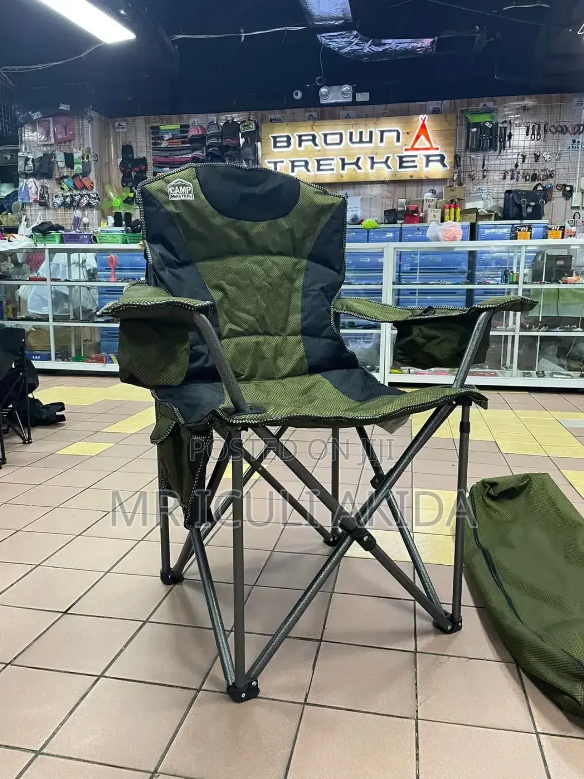 3in1 Heavy-Duty Original Camp Master Foldable Camping Chair