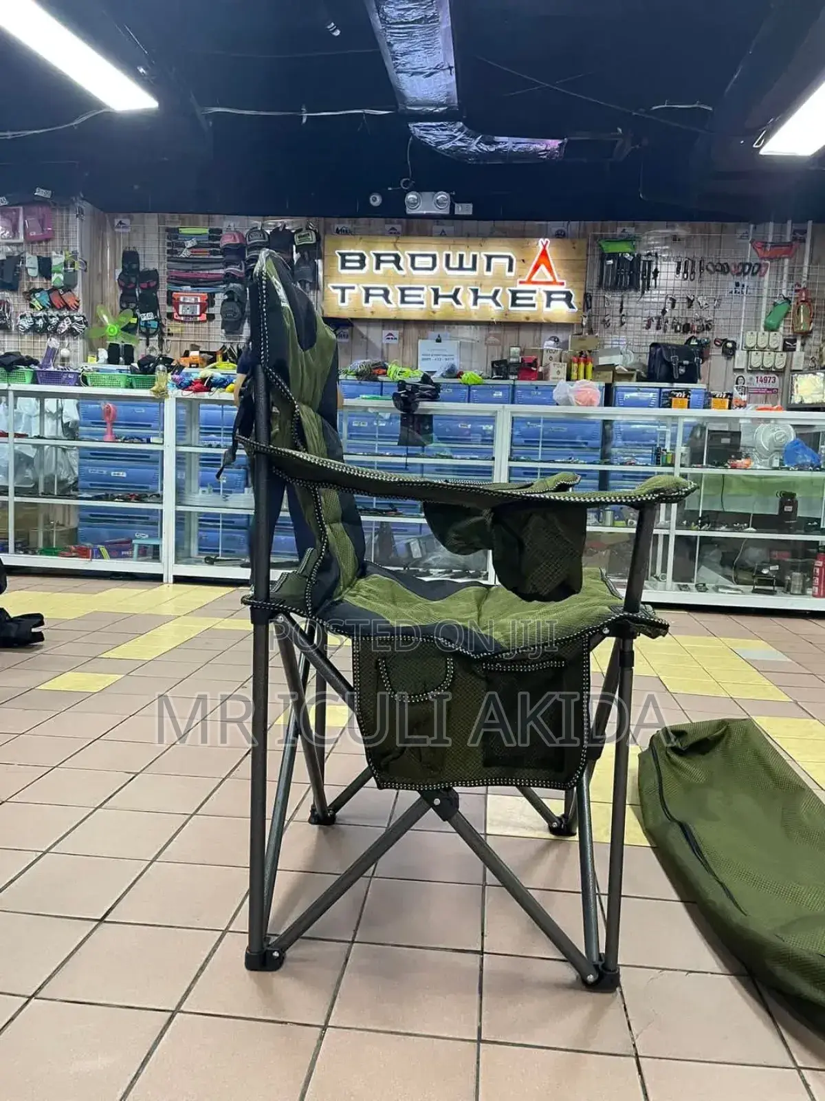 3in1 Heavy-Duty Original Camp Master Foldable Camping Chair