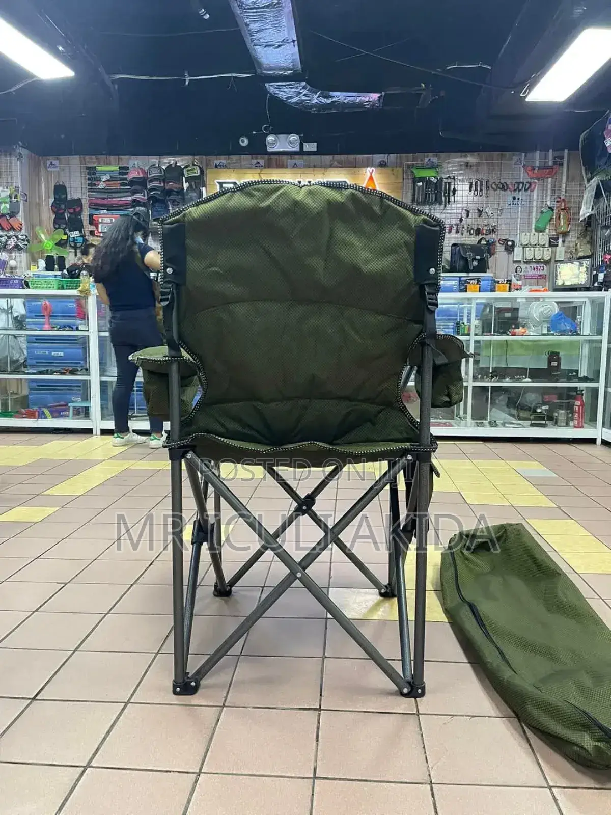 3in1 Heavy-Duty Original Camp Master Foldable Camping Chair