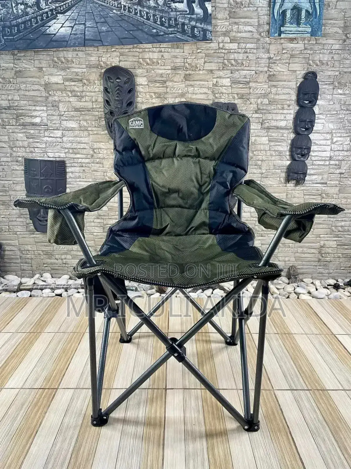 Original Foldable Thick Canvas Camp Master Camping Chair