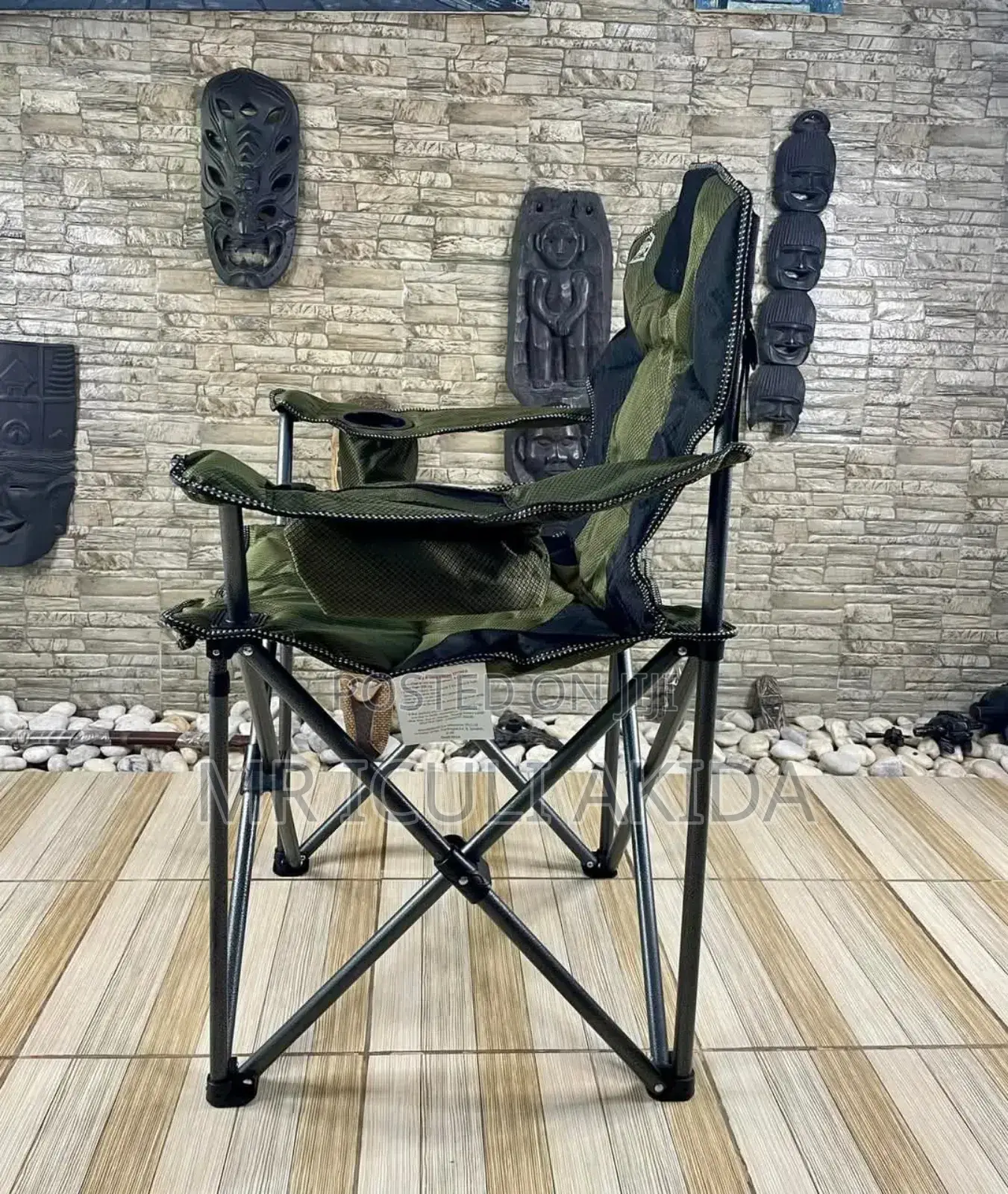 Original Foldable Thick Canvas Camp Master Camping Chair