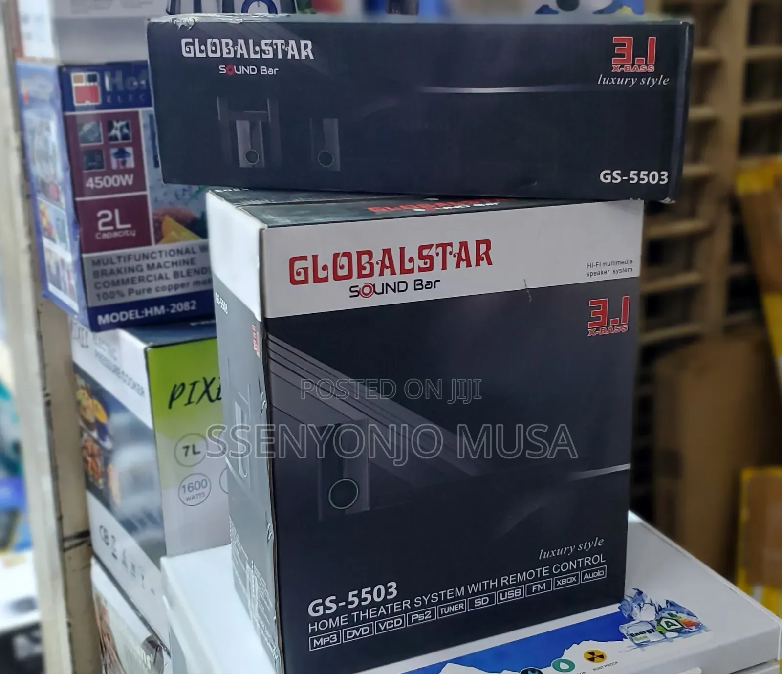 Globalstar Gs-5503 | 3.1ch Sound Bar Home Theater System-