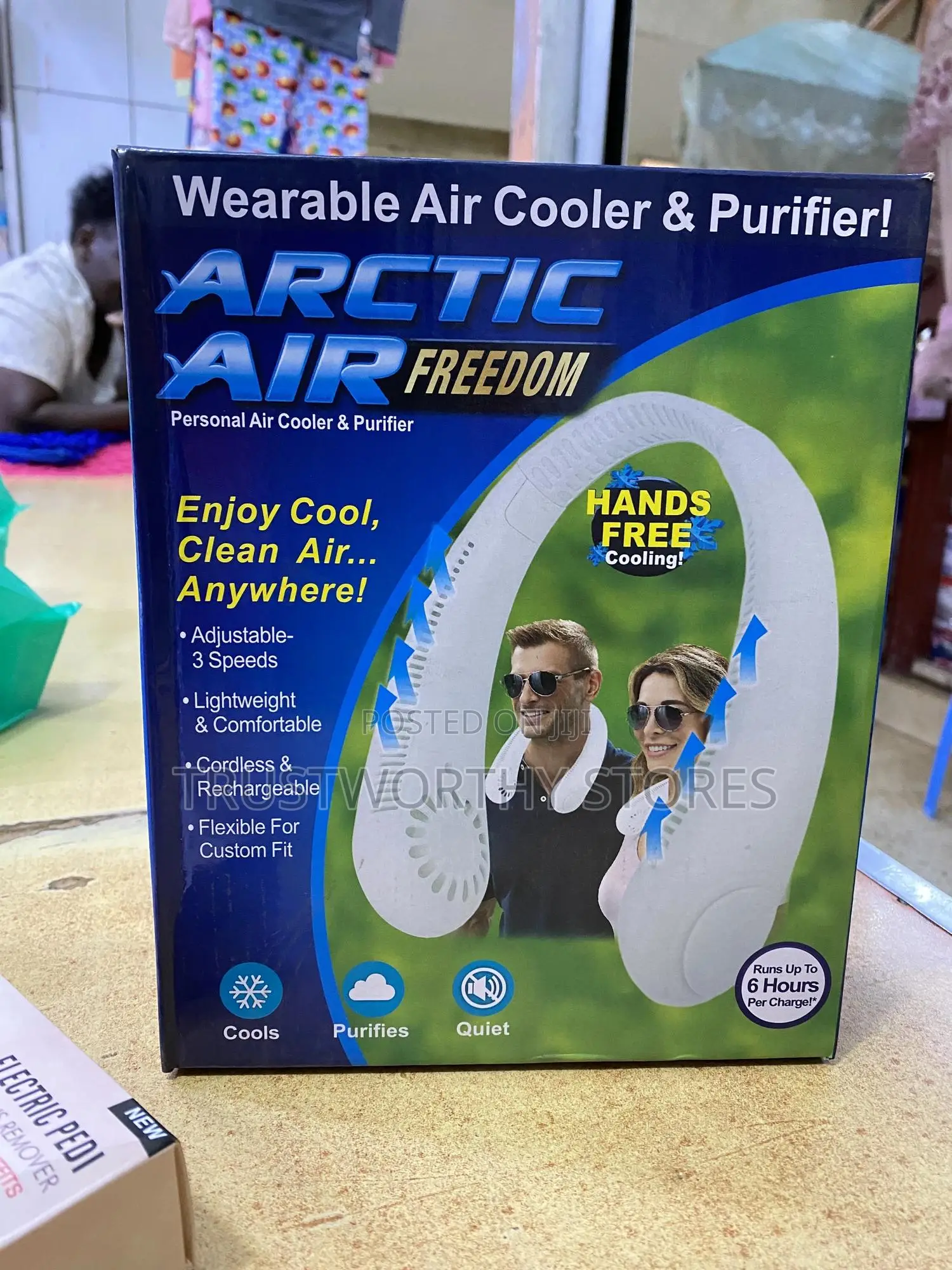 Personal Wearable Air Cooler and Purifier - Neck Fan