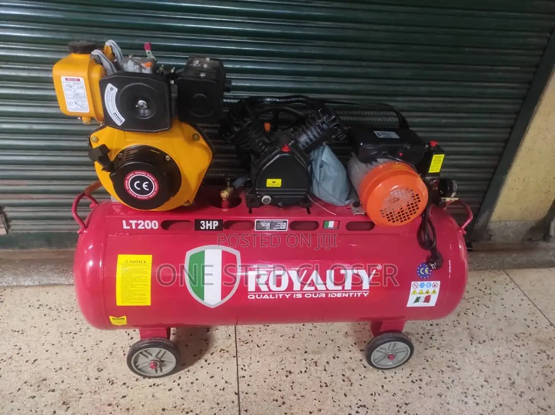 200liters Heavyduty Aircompressor for Both Fuel and Electric