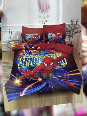 Kids Charactered Duvet Sets. Spider Man. ( Blue)